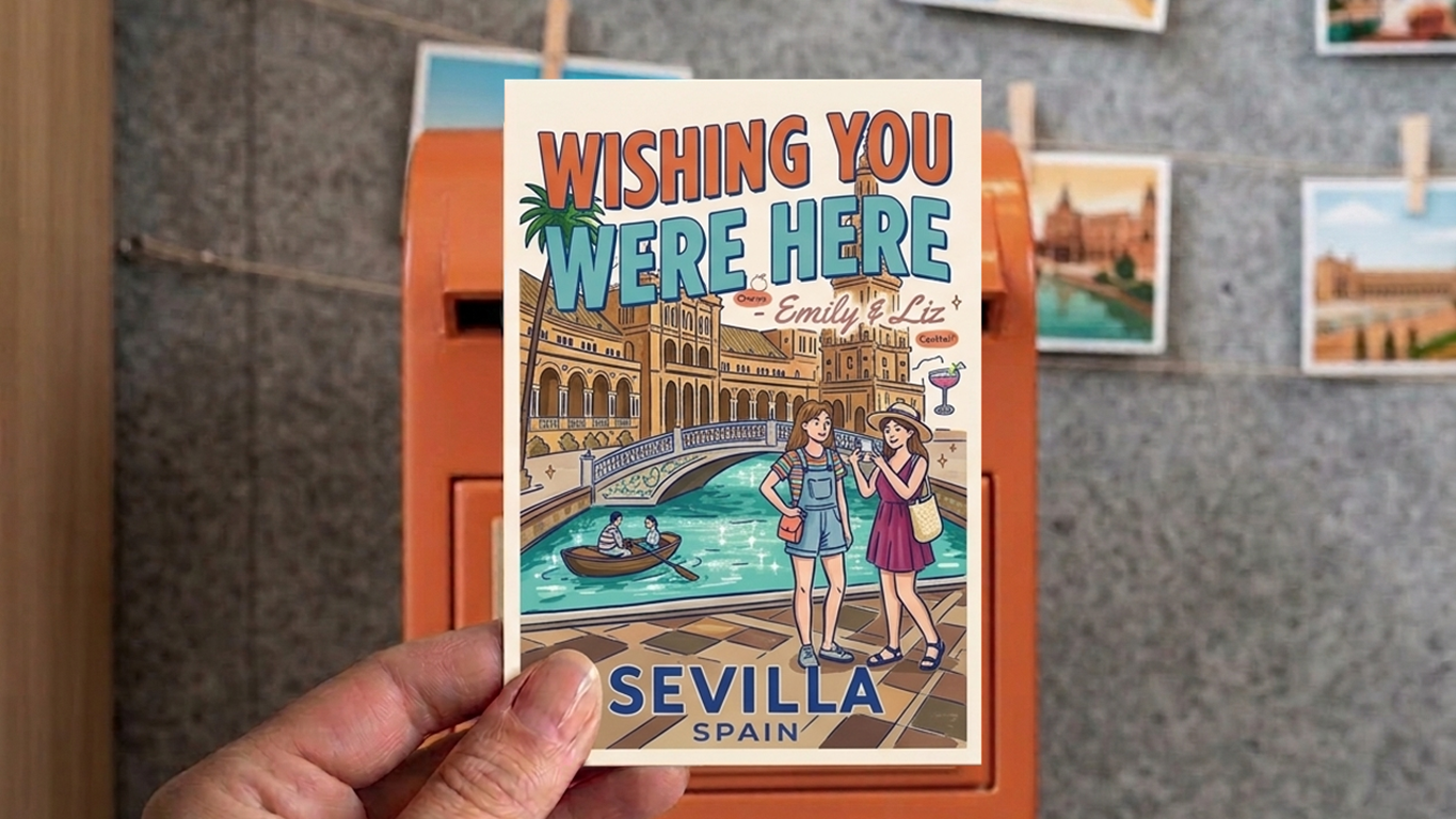 postcard illustration